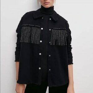 *NEW* Vervet Fringe Denim Jacket